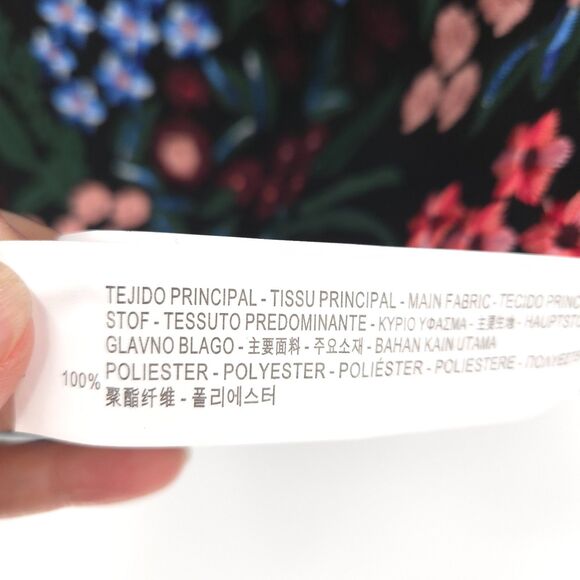 Zara mini dress floral embroidery Size L - Picture 6 of 11